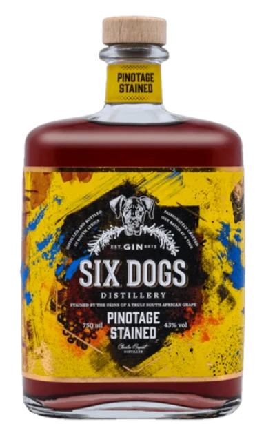 Six Dogs Pinotage Stainted