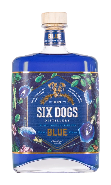 Six Dogs Blue Gin