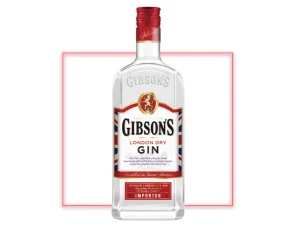 "Gibson’s London Dry Gin bottle – Premium gin available online with fast delivery from The V Bar in Nairobi."