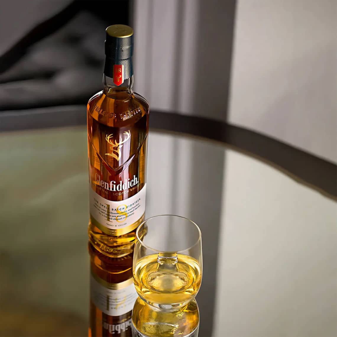 Glenfiddich 18 Years bottle – Premium Scotch whisky available online with fast delivery from The VBar in Kenya.